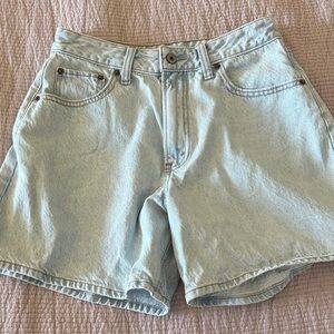 Abercrombie Light Blue Denim Women's Shorts